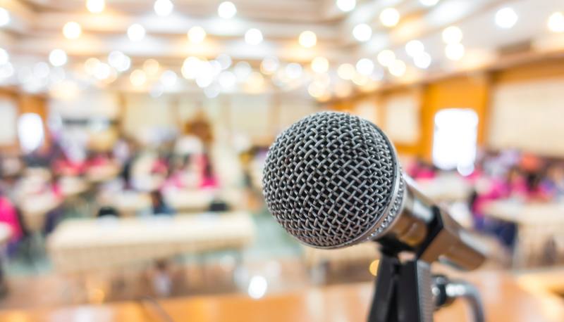 black-microphone-conference-room