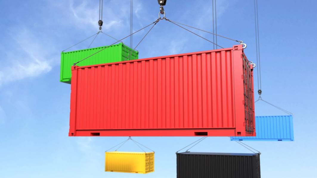 cargo-container-hanging-blue-sky