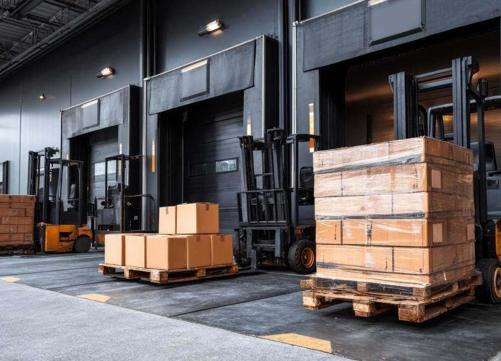 forklifts-pallets-warehouse-loading-dock